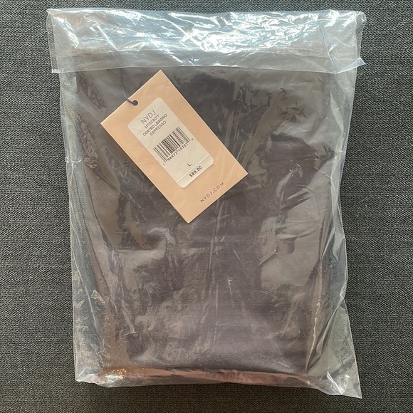 Espresso colored coated legging (L) - Picture 5 of 5